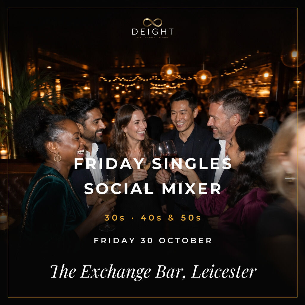 Guests enjoying a Leicester DEIGHT Friday Social Mixer